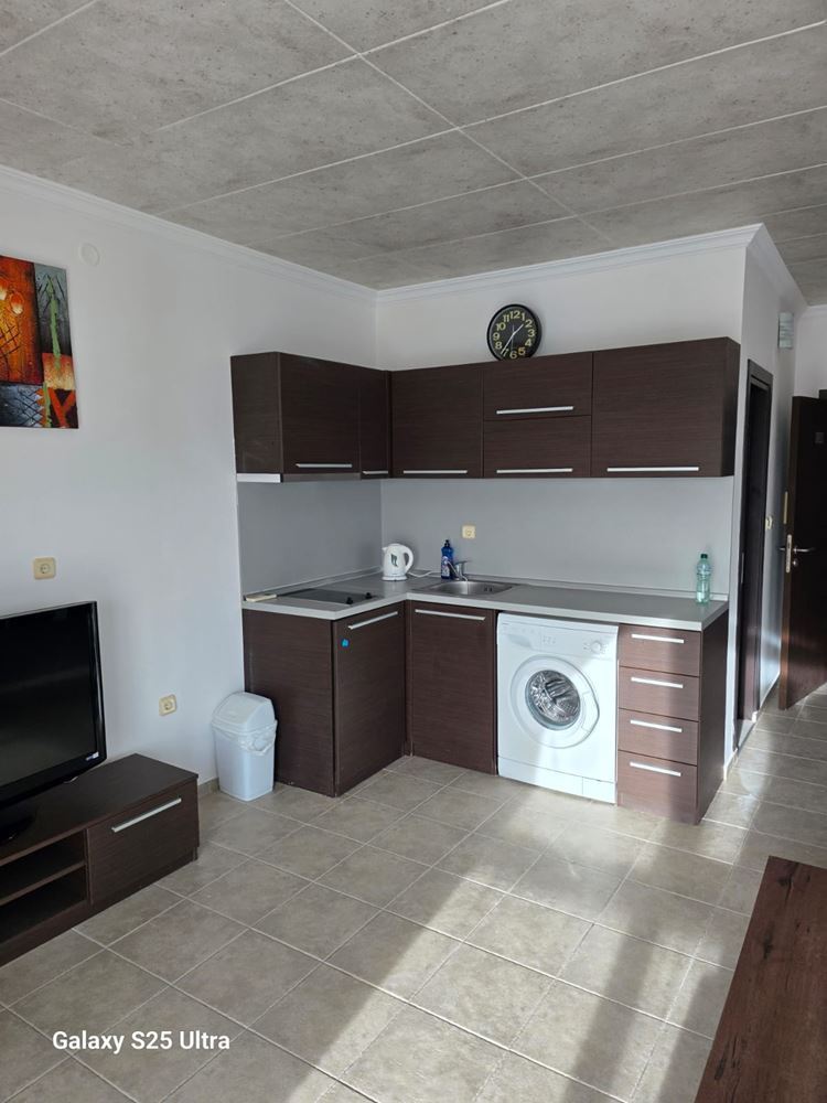 One-bedroom apartment with sea view and Old Nessebar view in Sveti Vlas