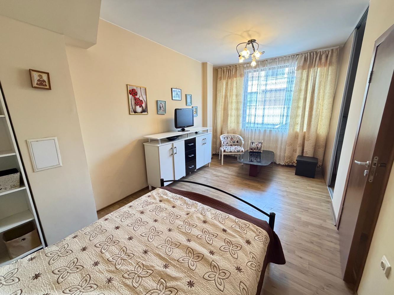 Cozy one-bedroom apartment in Sarafovo – private entrance, no maintenance fee, suitable for year-round living