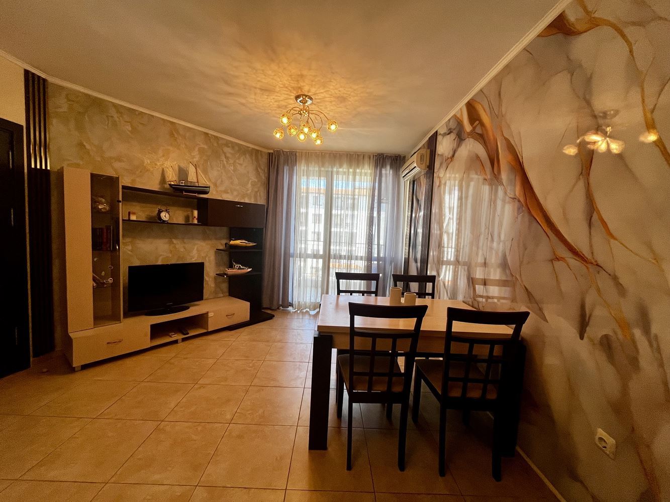 Spacious Two-Bedroom Apartment in Nessebar – Fully Furnished and Ready to Move In