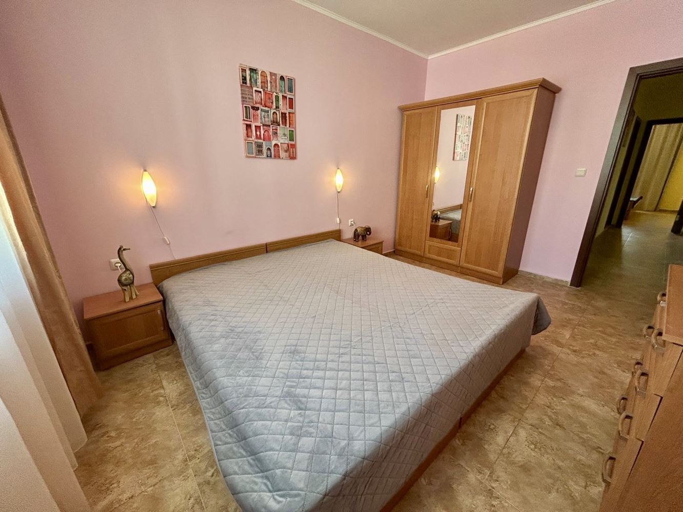 Spacious Two-Bedroom Apartment with Pool View in Nessebar