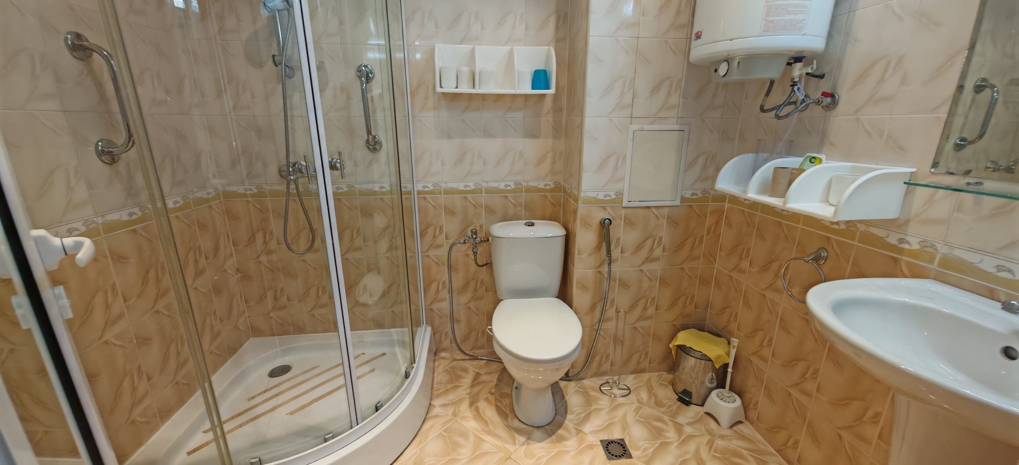 Panoramic sea and pool views – spacious apartment with two bedrooms in Sveti Vlas