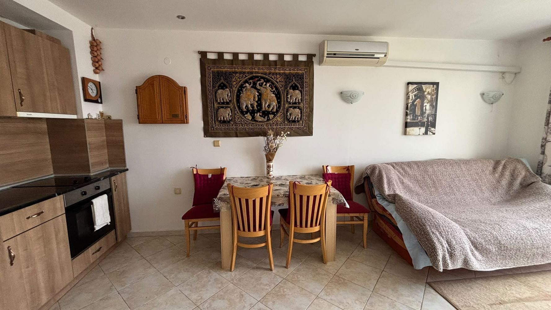 One-bedroom apartment with sea view in Sveti Vlas – no maintenance fee, with parking, ready to move in