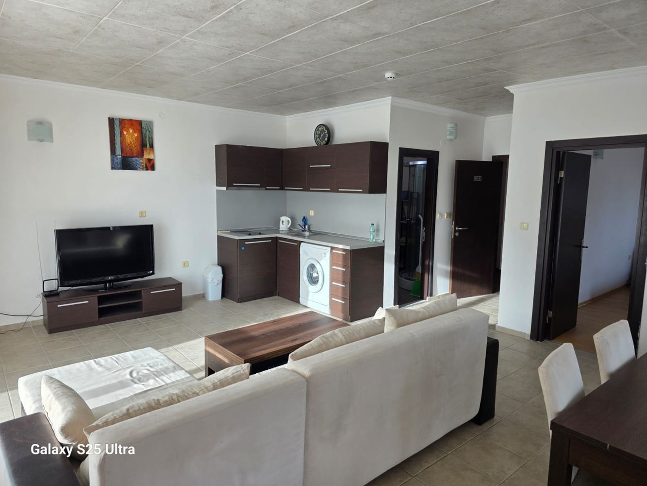 One-bedroom apartment with sea view and Old Nessebar view in Sveti Vlas