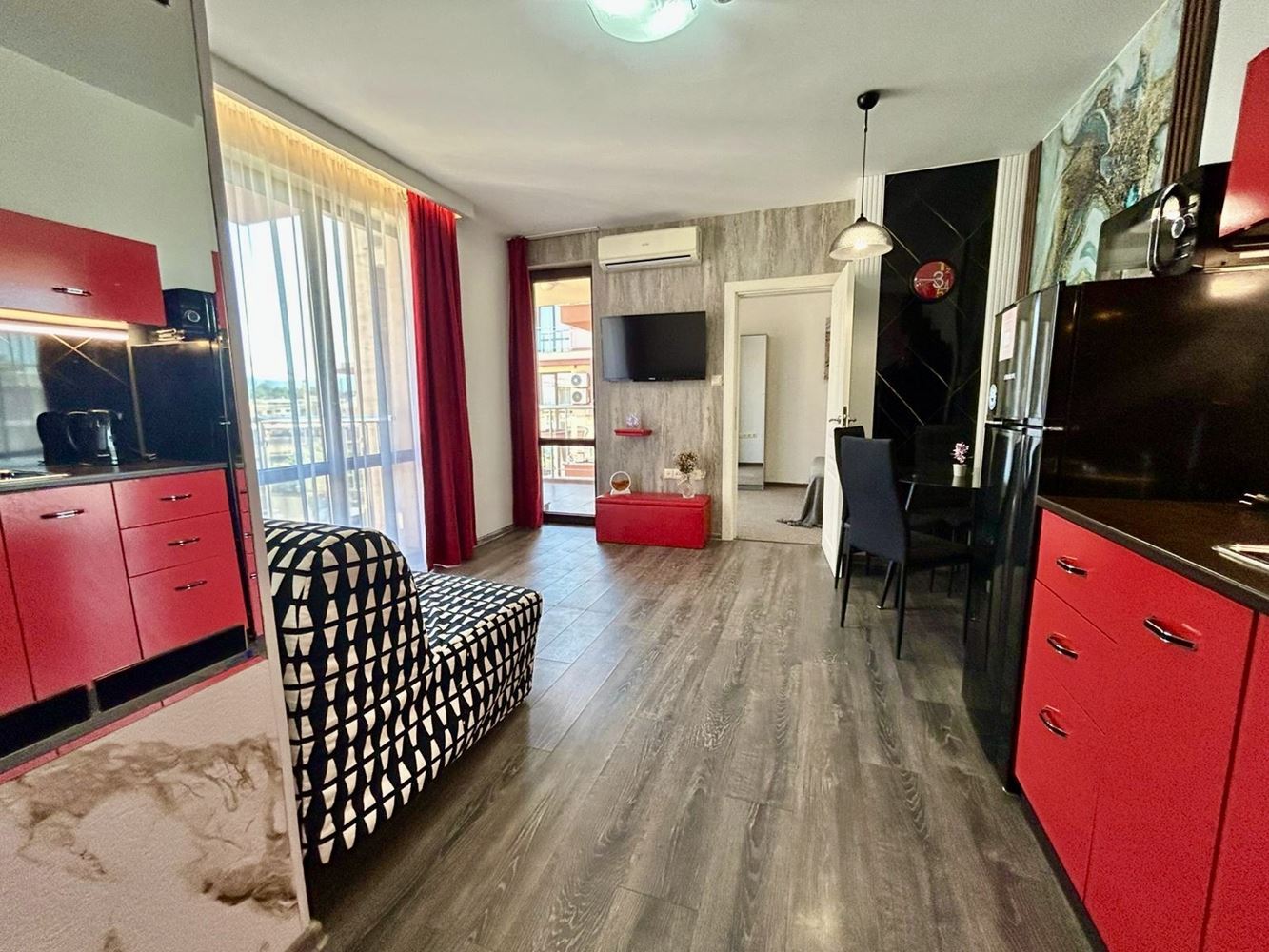 Apartment with One Bedroom and Two Spacious Terraces in Sunny Beach – Fully Furnished and Ready to Use