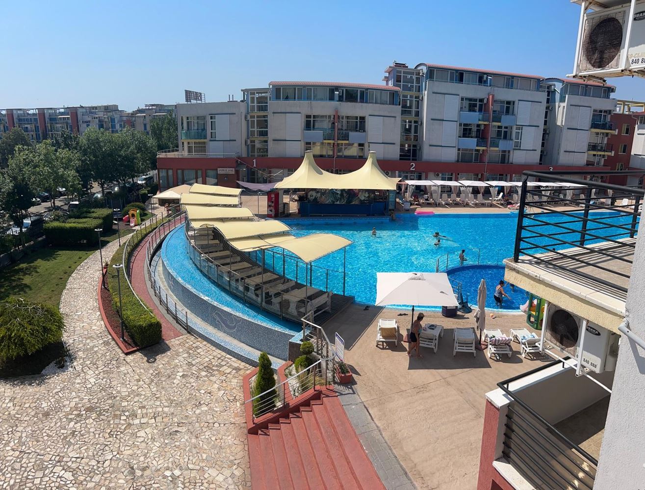 Spacious one-bedroom apartment in Sunny Beach – only 300 m from the beach