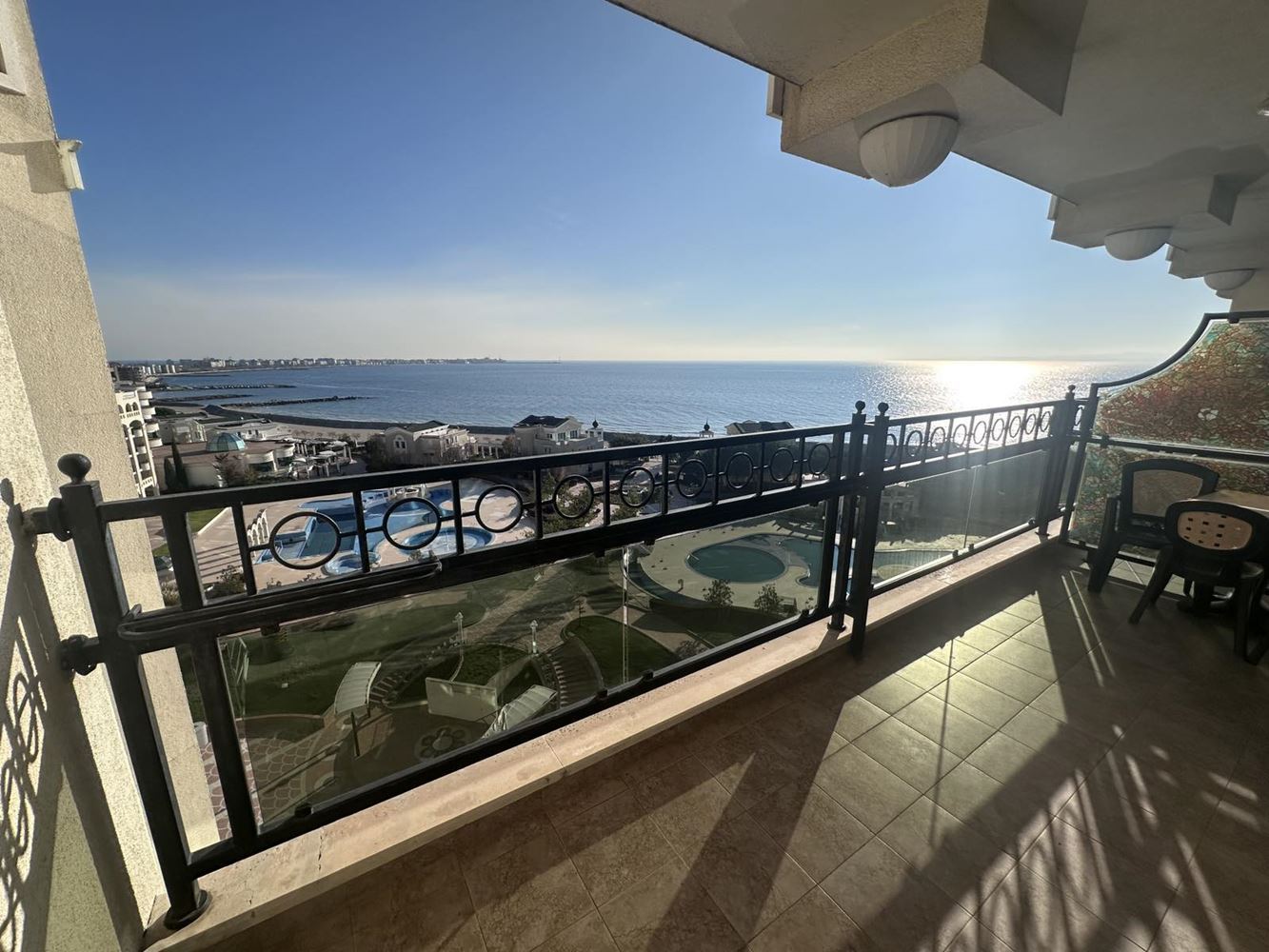 Two-bedroom apartment in Pomorie with frontal sea view – luxury living on the beachfront