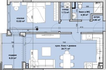 Modern one-bedroom apartment in a new project in Slaveykov residential area – convenience, location, and future value in Burgas