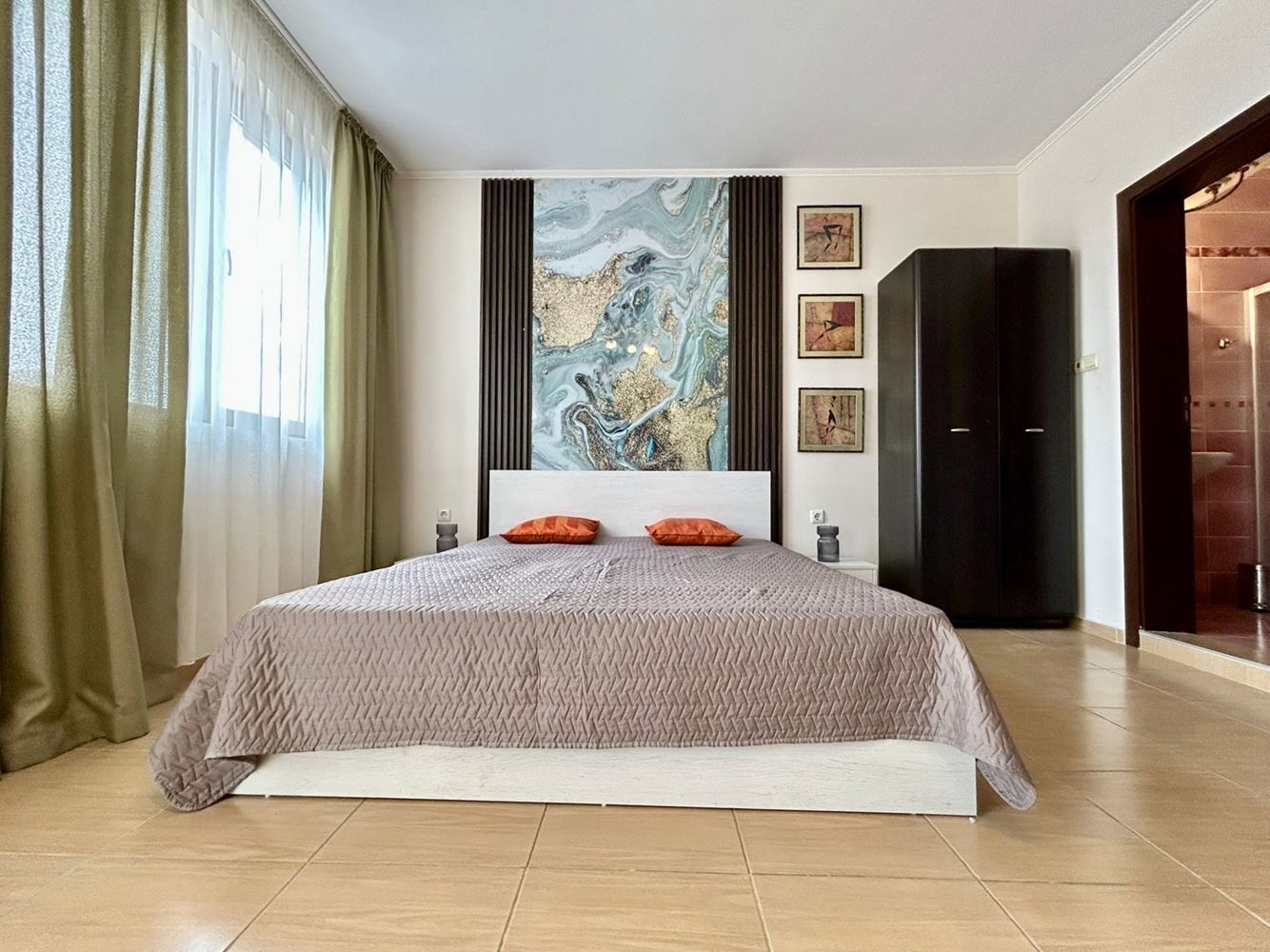 Spacious studio with pool view in Nessebar – an excellent investment and cozy home by the sea
