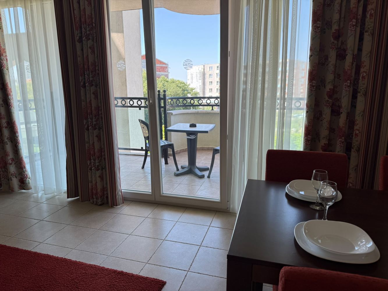Spacious One-Bedroom Apartment on the First Line in Pomorie