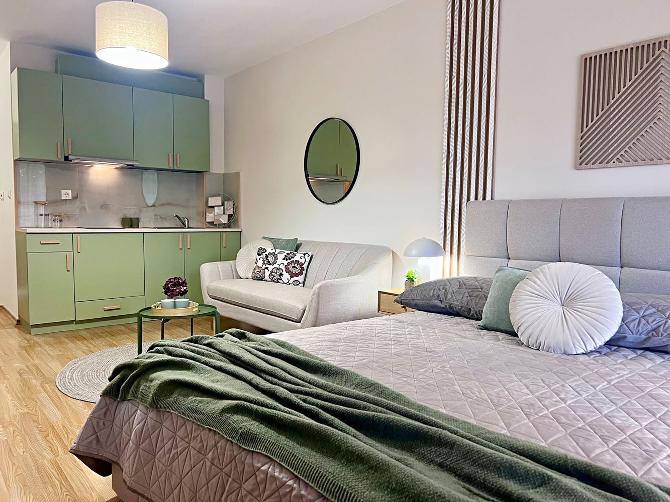 Studio with designer renovation in Sveti Vlas – only 200 m from the sea