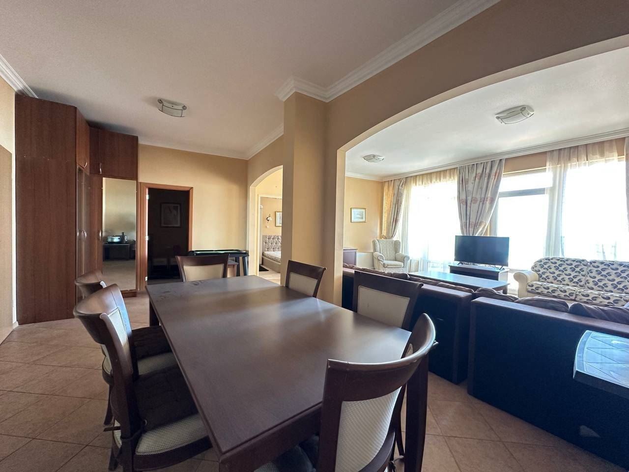 Spacious Apartment with Sea View on the First Line in Pomorie – Holiday Property with the Feeling of a Luxury Resort