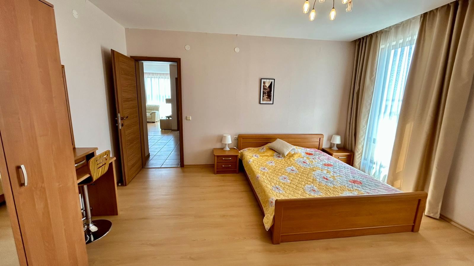 Sveti Vlas – three-bedroom apartment with direct panoramic sea view in a first-line complex