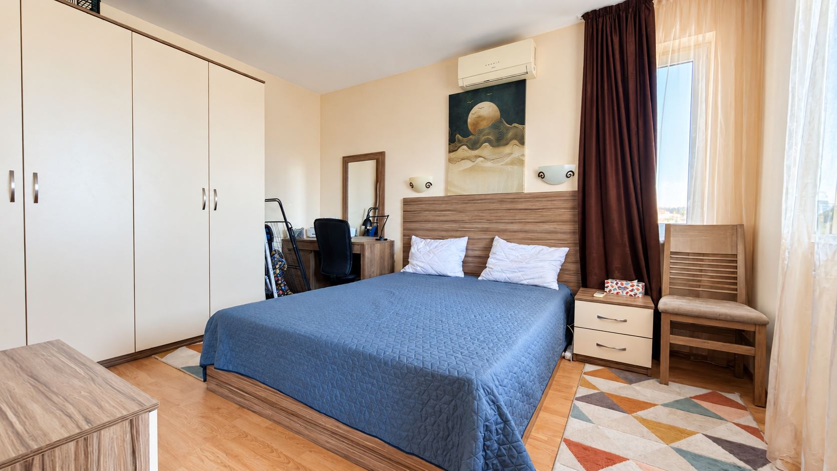 Cosy Small One-Bedroom Apartment in a Complex with a Swimming Pool and 24-Hour Security