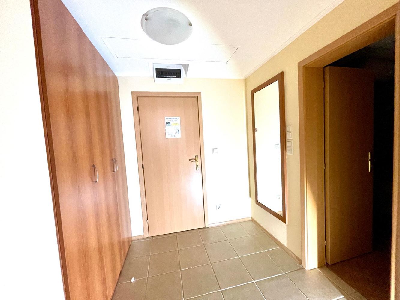 Spacious one-bedroom apartment on the first line with sea view in Pomorie