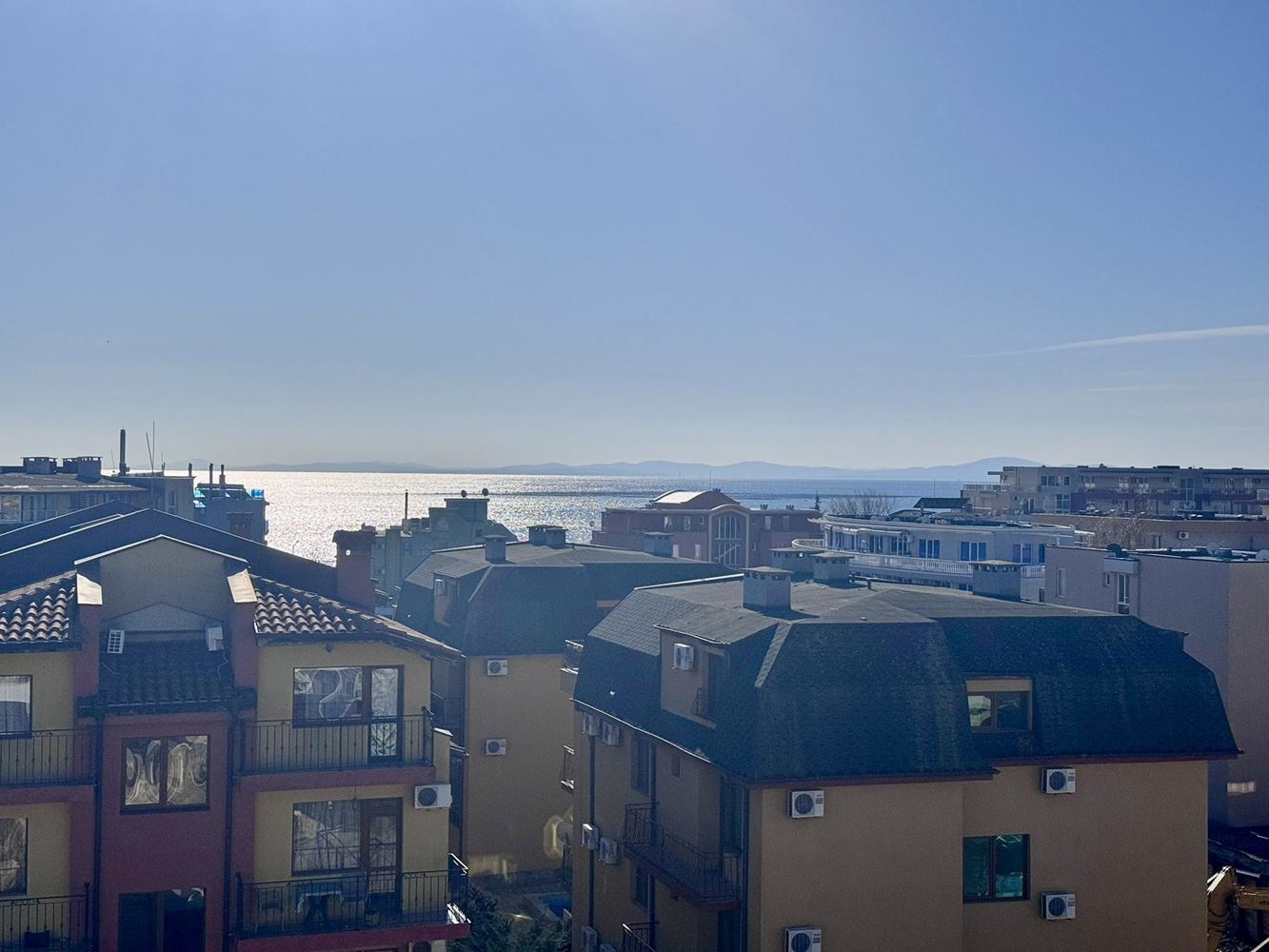 One-bedroom apartment with panoramic sea view in Nessebar – only 200 m from the beach, excellent investment and seaside home