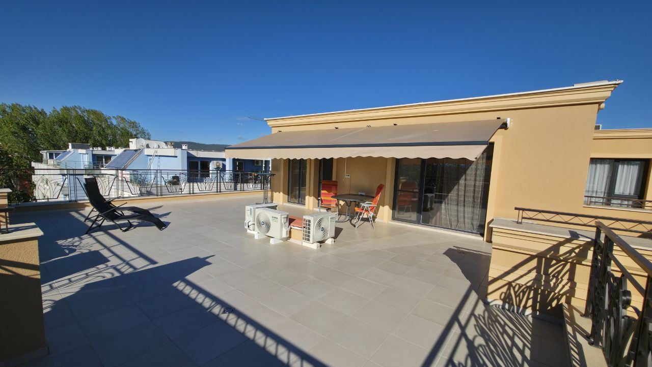 Three-room Apartment with a Large Panoramic Terrace in a Stylish Complex in Sunny Beach