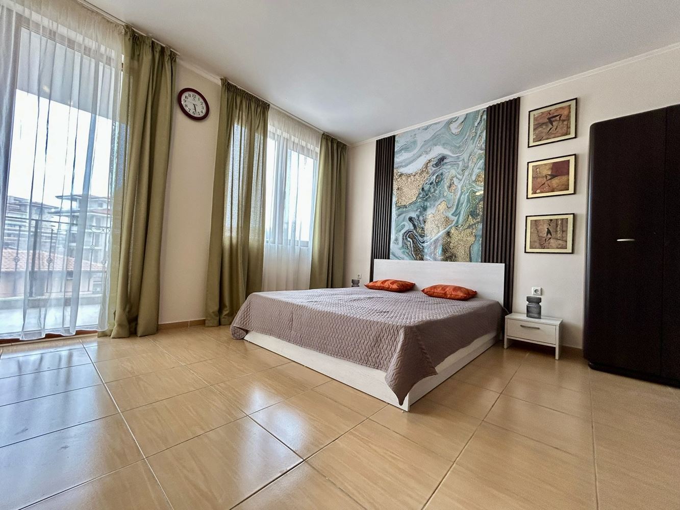 Spacious studio with pool view in Nessebar – an excellent investment and cozy home by the sea