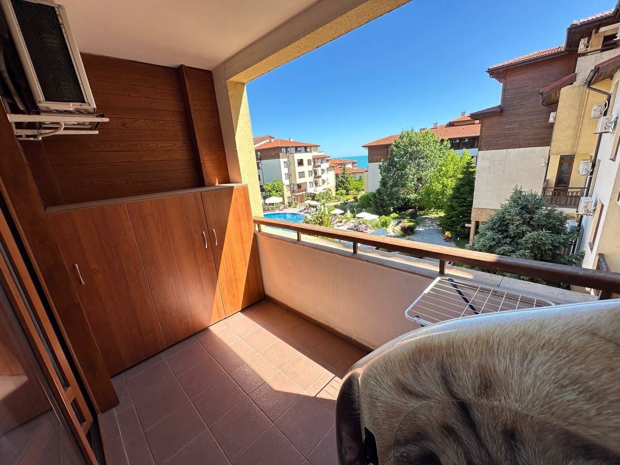 Sveti Vlas – Fully Furnished Apartment on the First Line with Private Beach and Sea Atmosphere