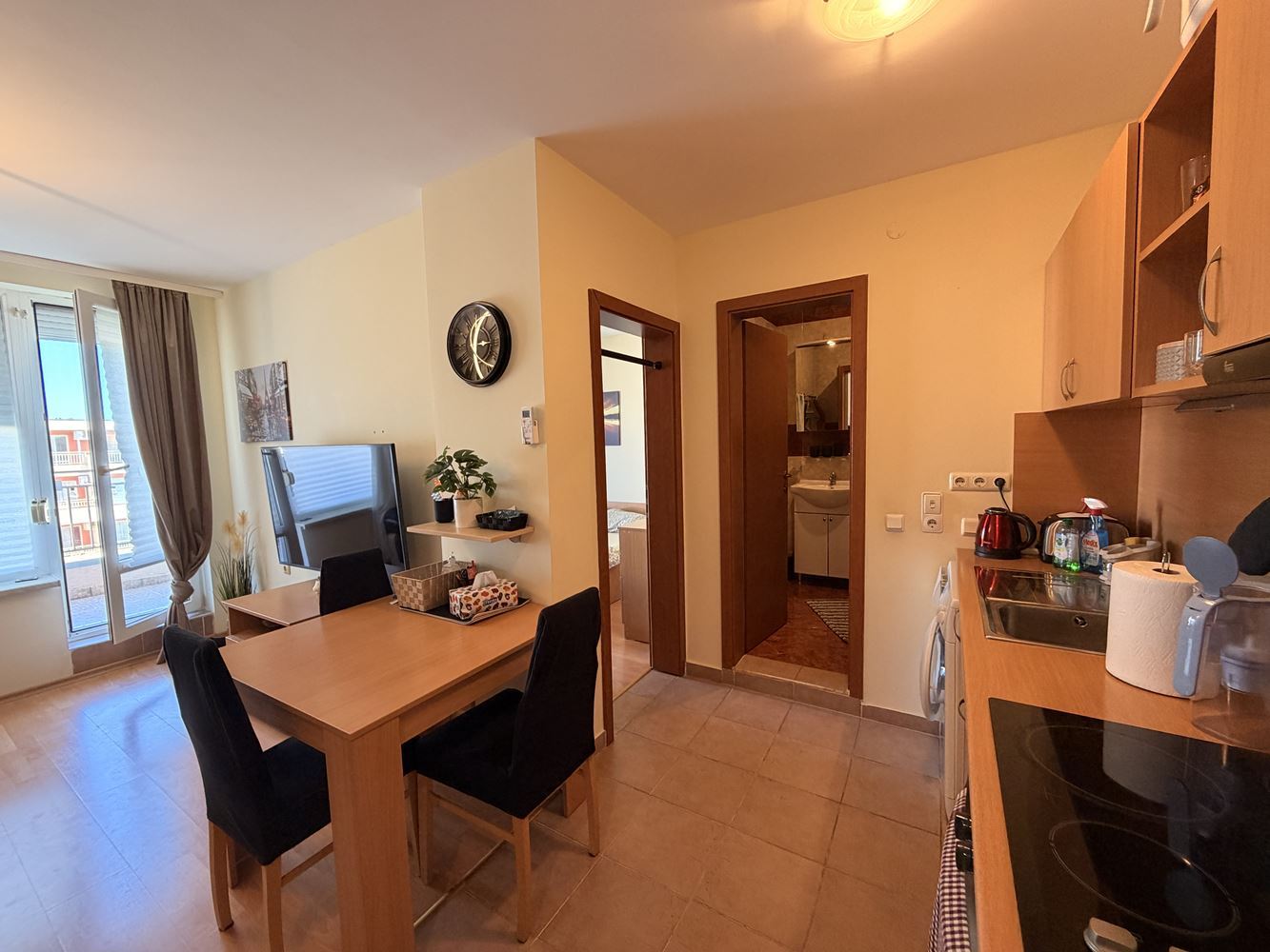 Cozy one-bedroom apartment in Sunny Beach – beautiful pool view and an excellent complex for holidays and investment