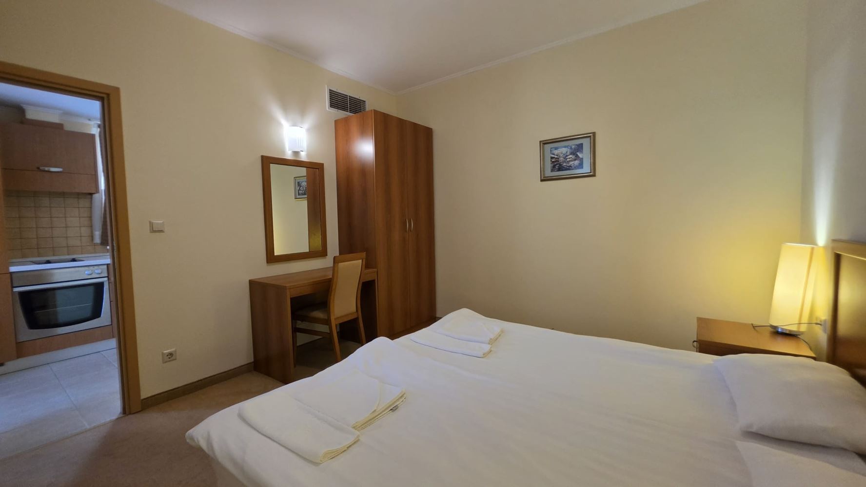 Spacious One-Bedroom Apartment on the First Line by the Sea in Pomorie