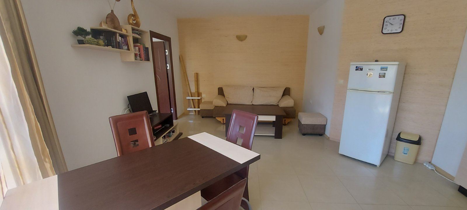 Spacious two-bedroom apartment in a modern complex in the center of Sunny Beach