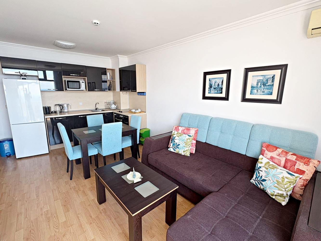 Luxury One-Bedroom Apartment with Panoramic Sea View on the First Line in Sveti Vlas