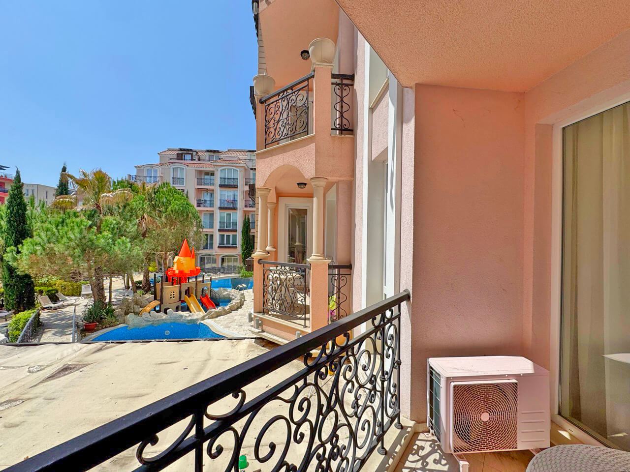 Elegant One-Bedroom Apartment with Pool View in a Luxury Complex in Sunny Beach