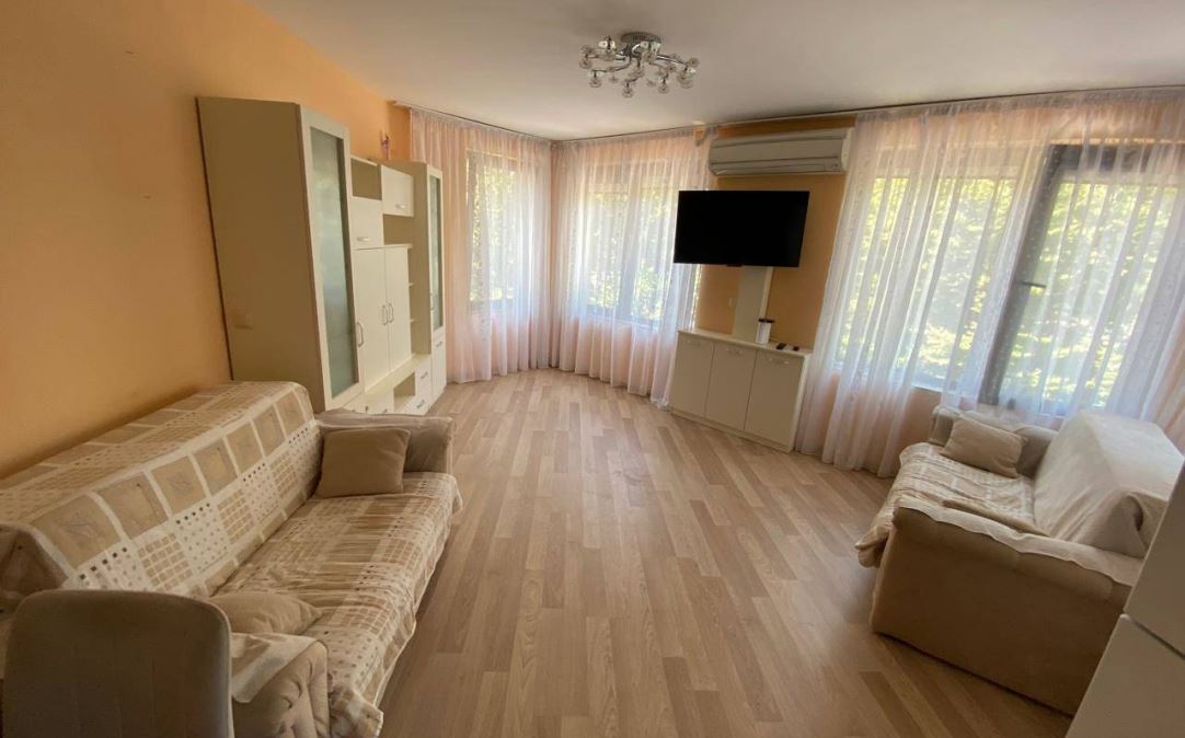 Two-bedroom apartment 50 meters from the beach in Ravda – modern building, comfort, and excellent location