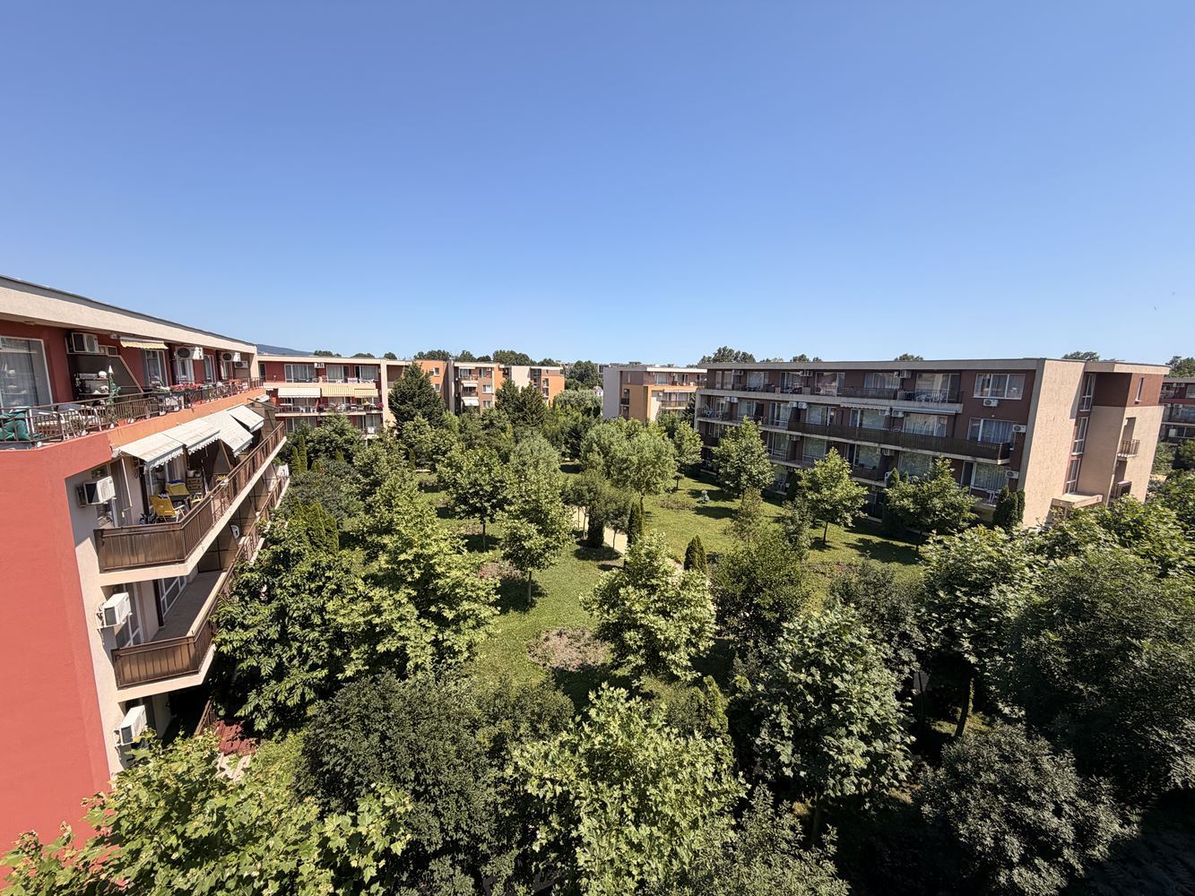 Spacious Apartment with Two Bedrooms in Sunny Beach – Panoramic View and Quiet Location