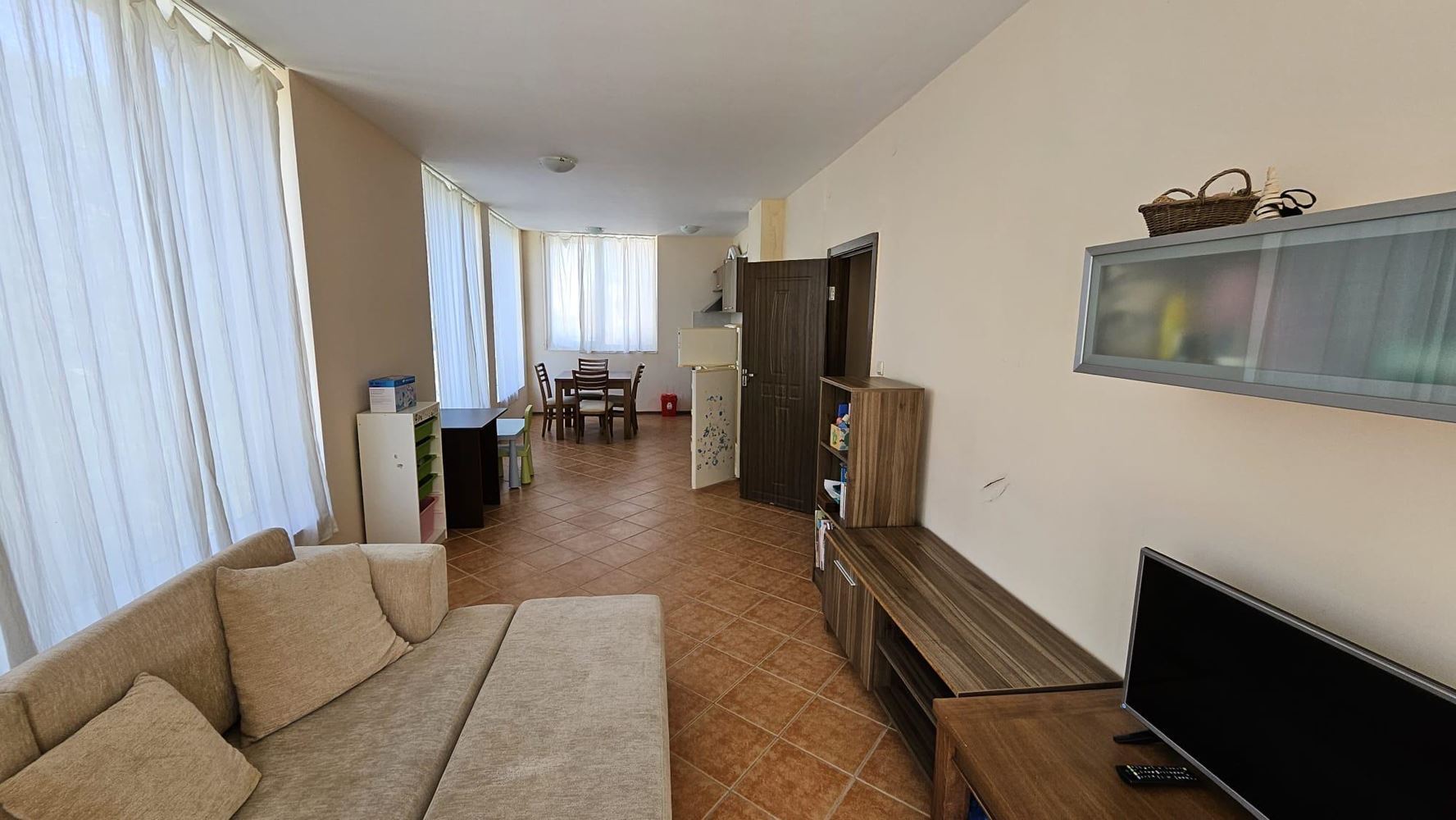 Three-room Apartment in the Heart of Sunny Beach – Spacious, Comfortable and in an Excellent Location