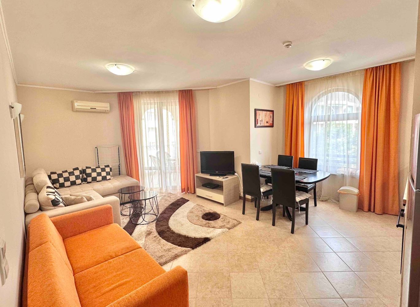 Spacious Two-Bedroom Apartment with Excellent Infrastructure in Sunny Beach