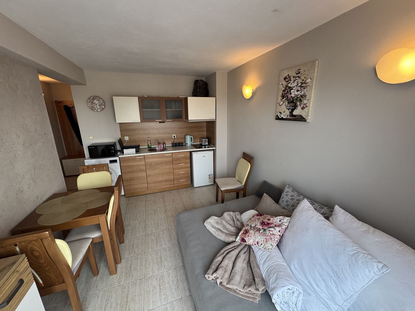 One-bedroom apartment with panoramic views in the heart of Sunny Beach