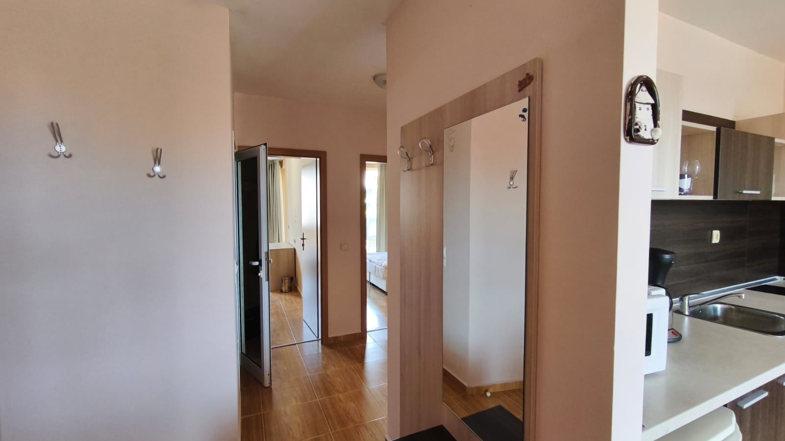 Spacious Two-Bedroom Apartment with Sea View in Sveti Vlas, 200 Meters from the Beach