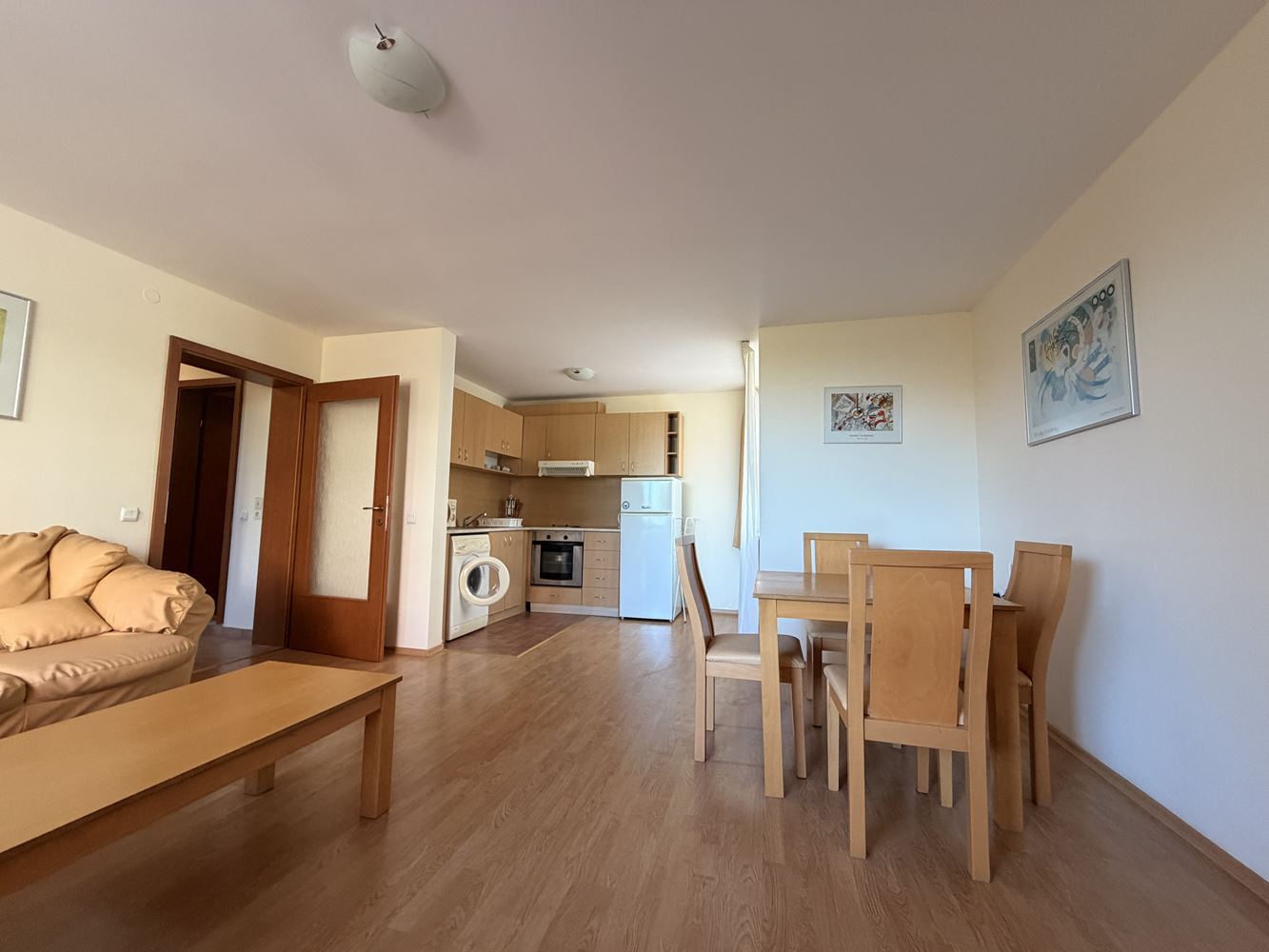 Absolute First Line in Sveti Vlas! Spacious One-Bedroom Apartment with Beautiful Sea View
