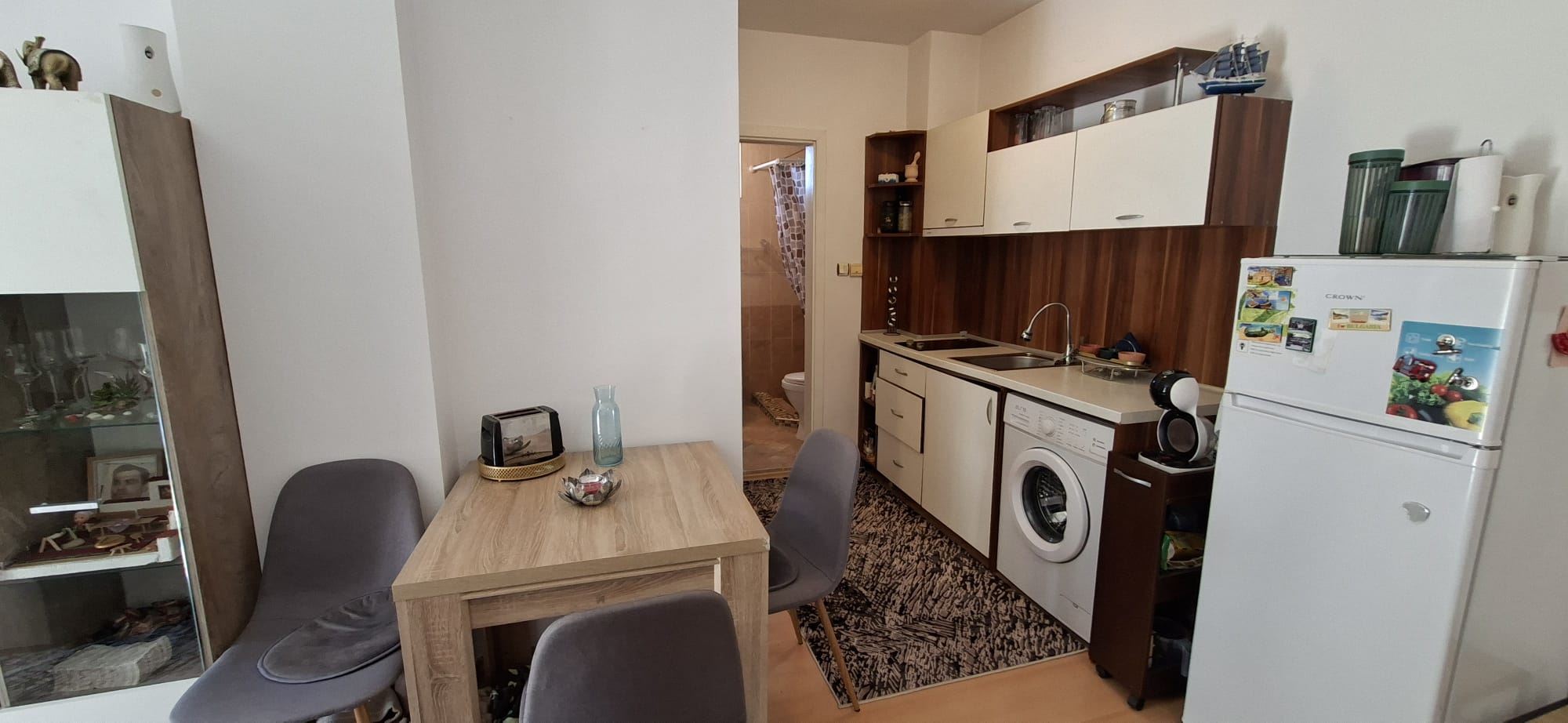 Spacious and bright one-bedroom apartment in a well-maintained complex near Sunny Beach