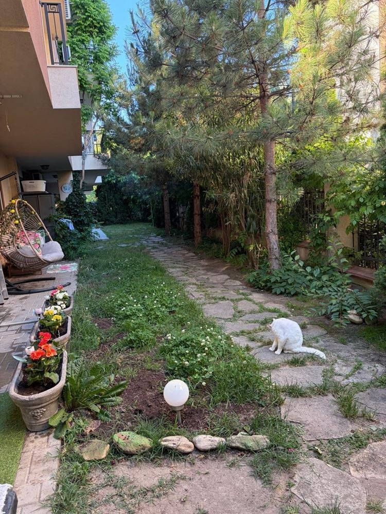 Spacious Two-Bedroom Apartment with Private Garden Just 100 Metres from the Beach in Nessebar