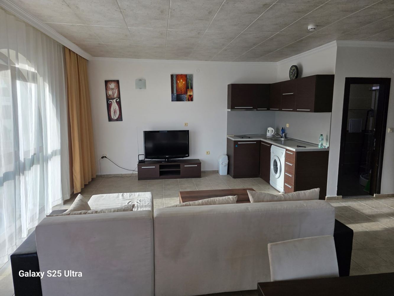 One-bedroom apartment with sea view and Old Nessebar view in Sveti Vlas