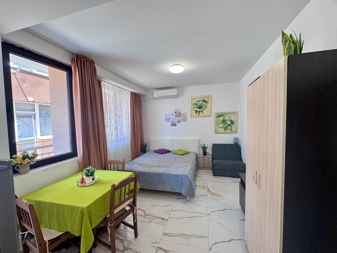 Modern Studio Without Maintenance Fee in Nessebar – Excellent Opportunity for a Private Home, Holiday Property, or Investment