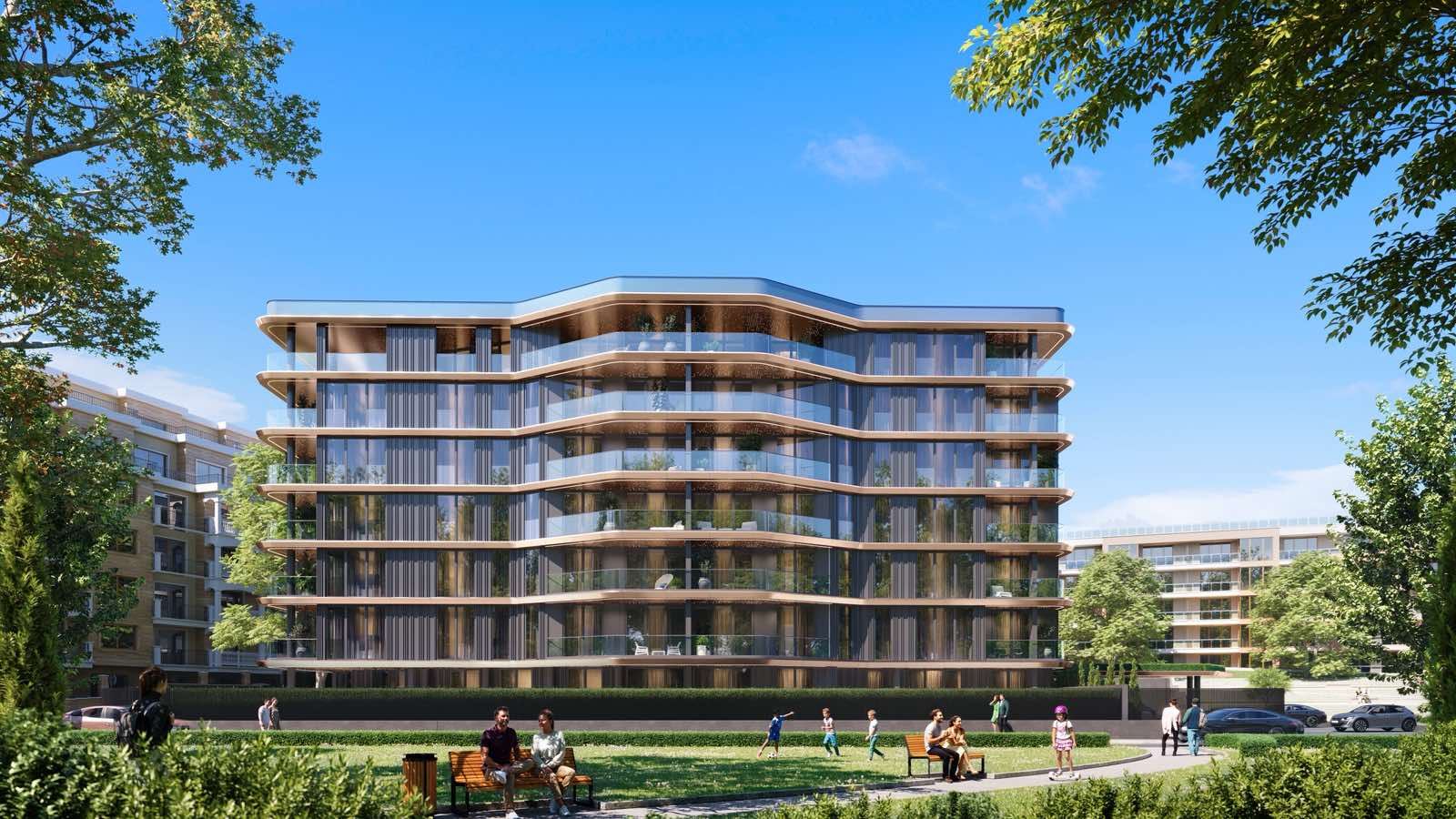 One-bedroom apartment with private garden in Nessebar – unique location next to the Sea Garden and the South Beach