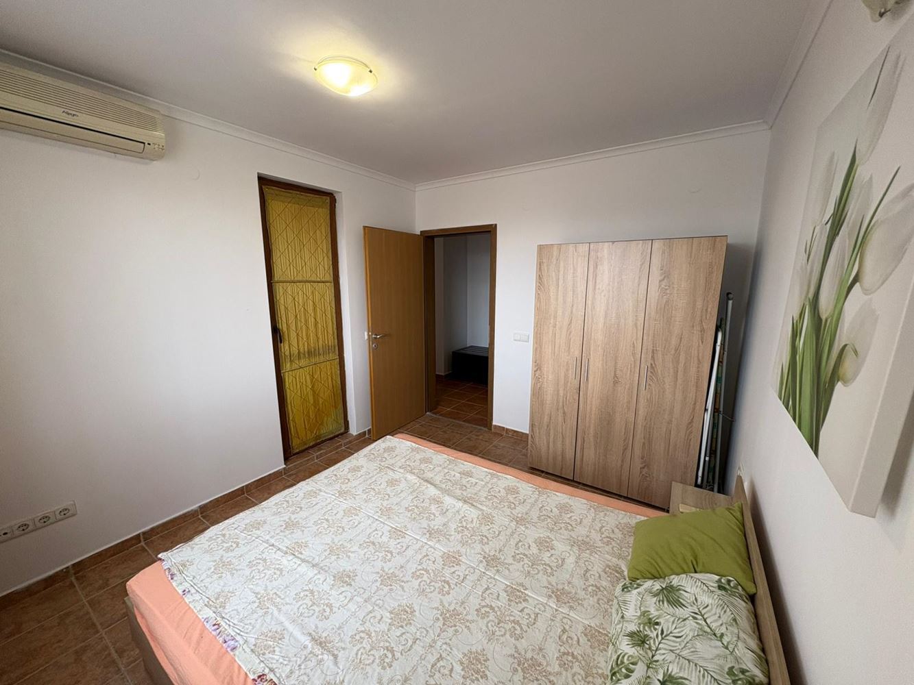 Pomorie – Spacious Two-Bedroom Apartment on the First Line with Sea View and Low Maintenance Fee