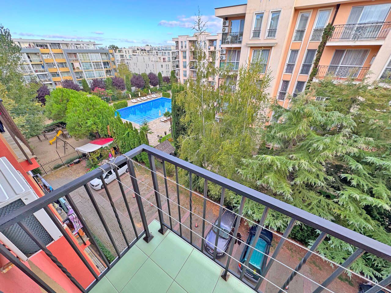 Furnished Studio with Pool View in Sunny Beach – An Excellent Choice for Holidays and Investment