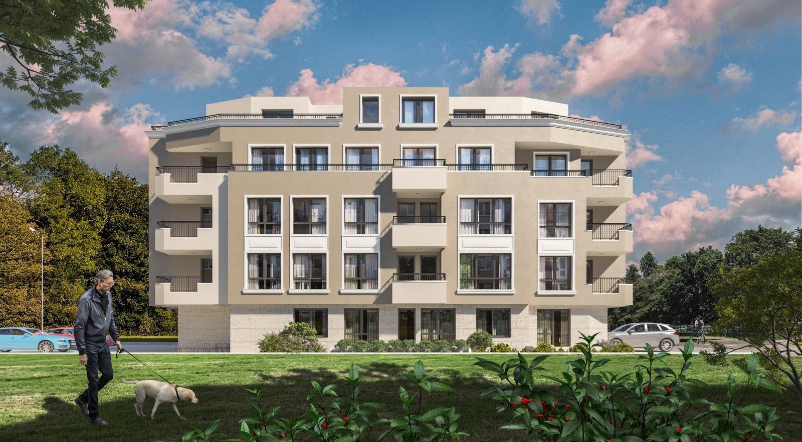 New One-Bedroom Apartment in Sarafovo with Southern Exposure and No Maintenance Fee