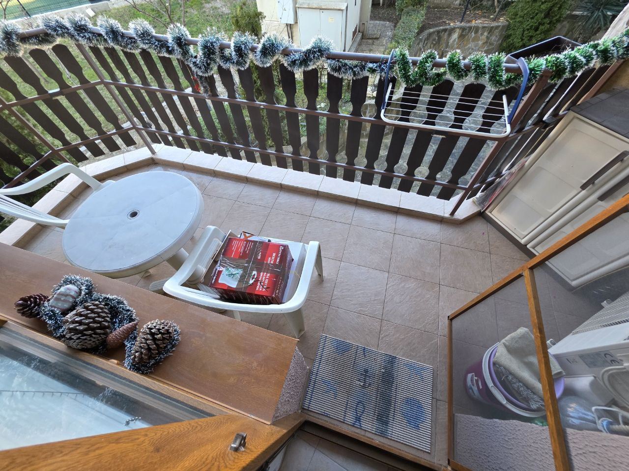 Spacious apartment with two bedrooms in a cozy complex 300 meters from the sea in Ravda