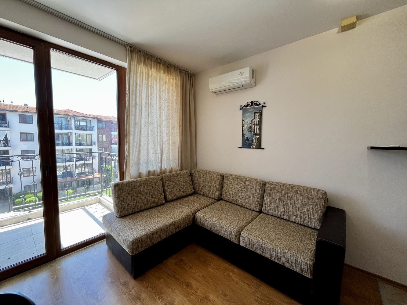 Seaside comfort and tranquility near Nessebar! Furnished one-bedroom apartment with pool view in a luxurious gated complex