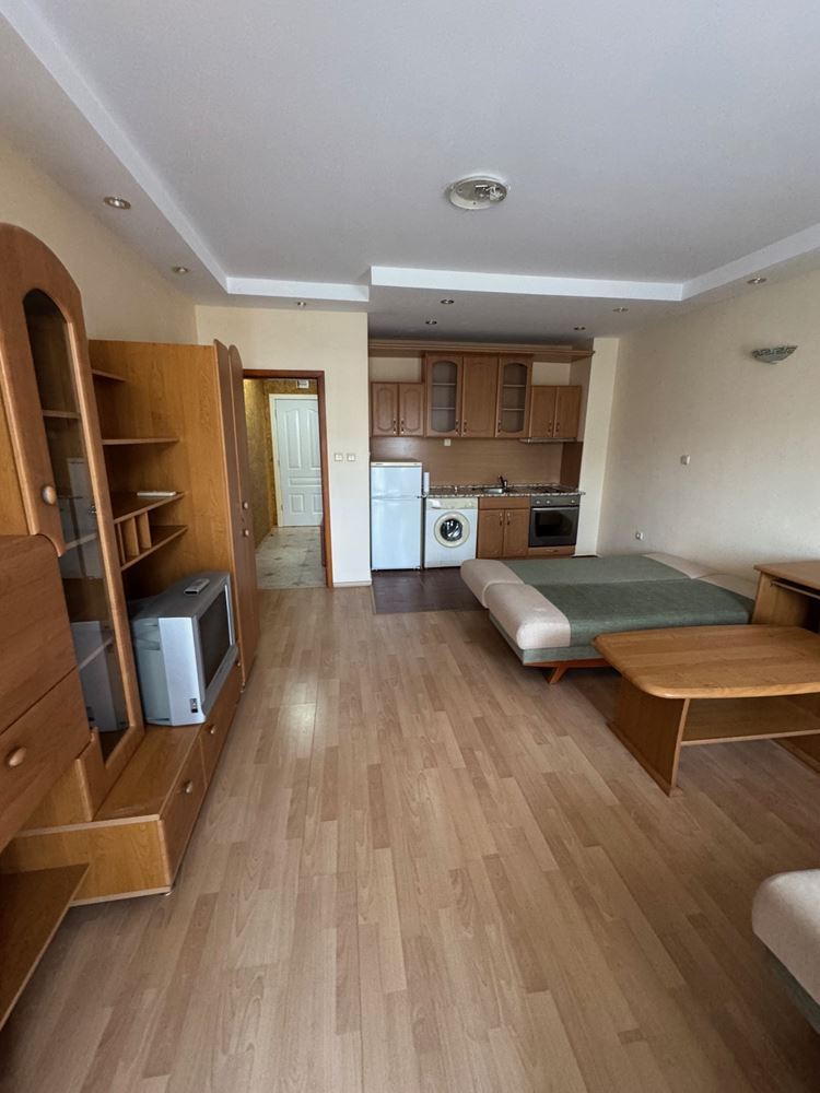 Spacious Studio with Pool View in Sunny Beach – Residential Electricity and Excellent Infrastructure