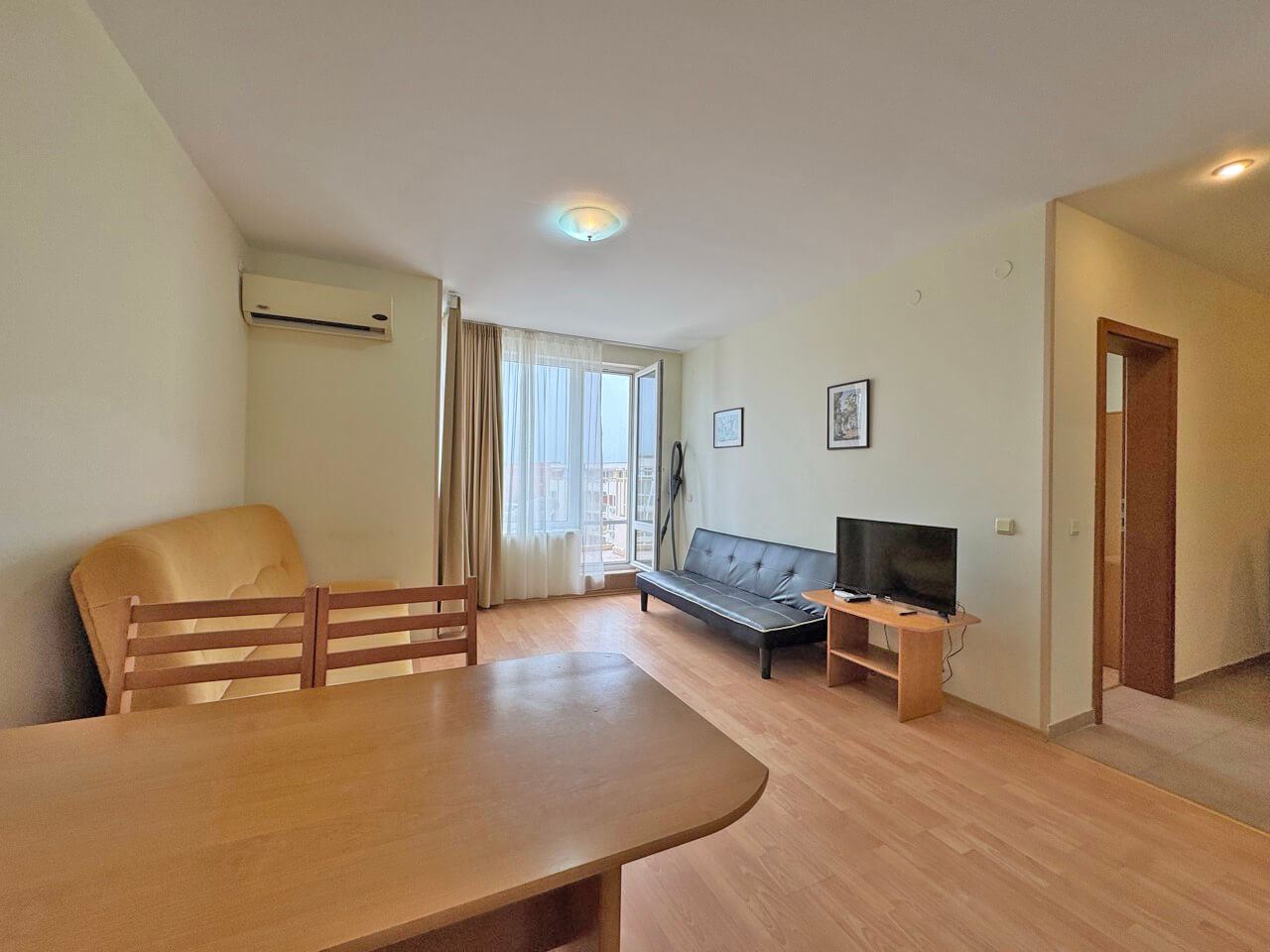 Spacious One-Bedroom Apartment with Pool View in Sunny Beach
