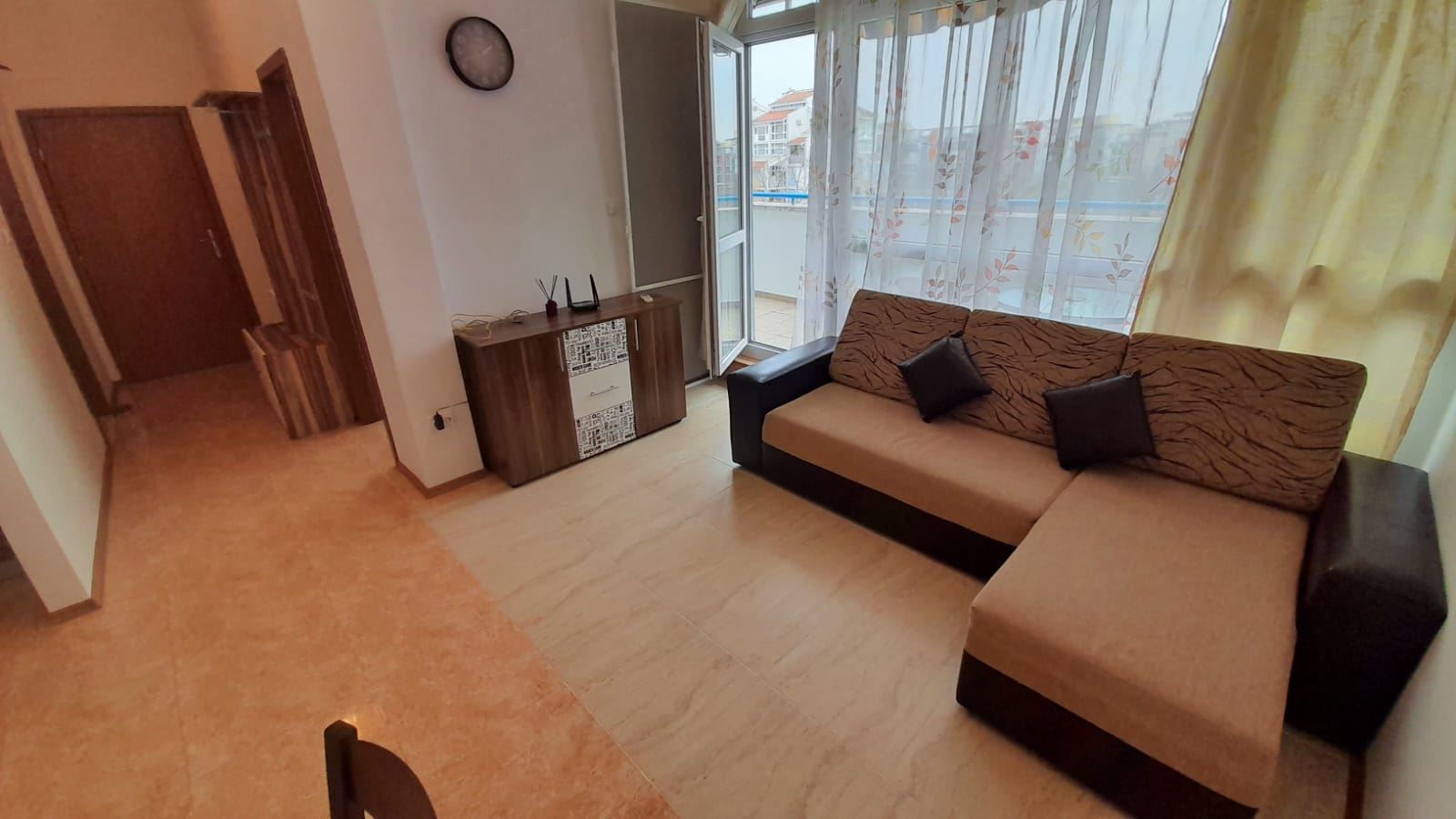 Spacious one-bedroom apartment in Sunny Beach – only 300 m from the beach