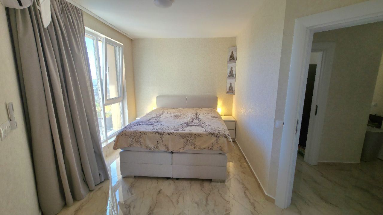 Three-room Apartment with a Large Panoramic Terrace in a Stylish Complex in Sunny Beach