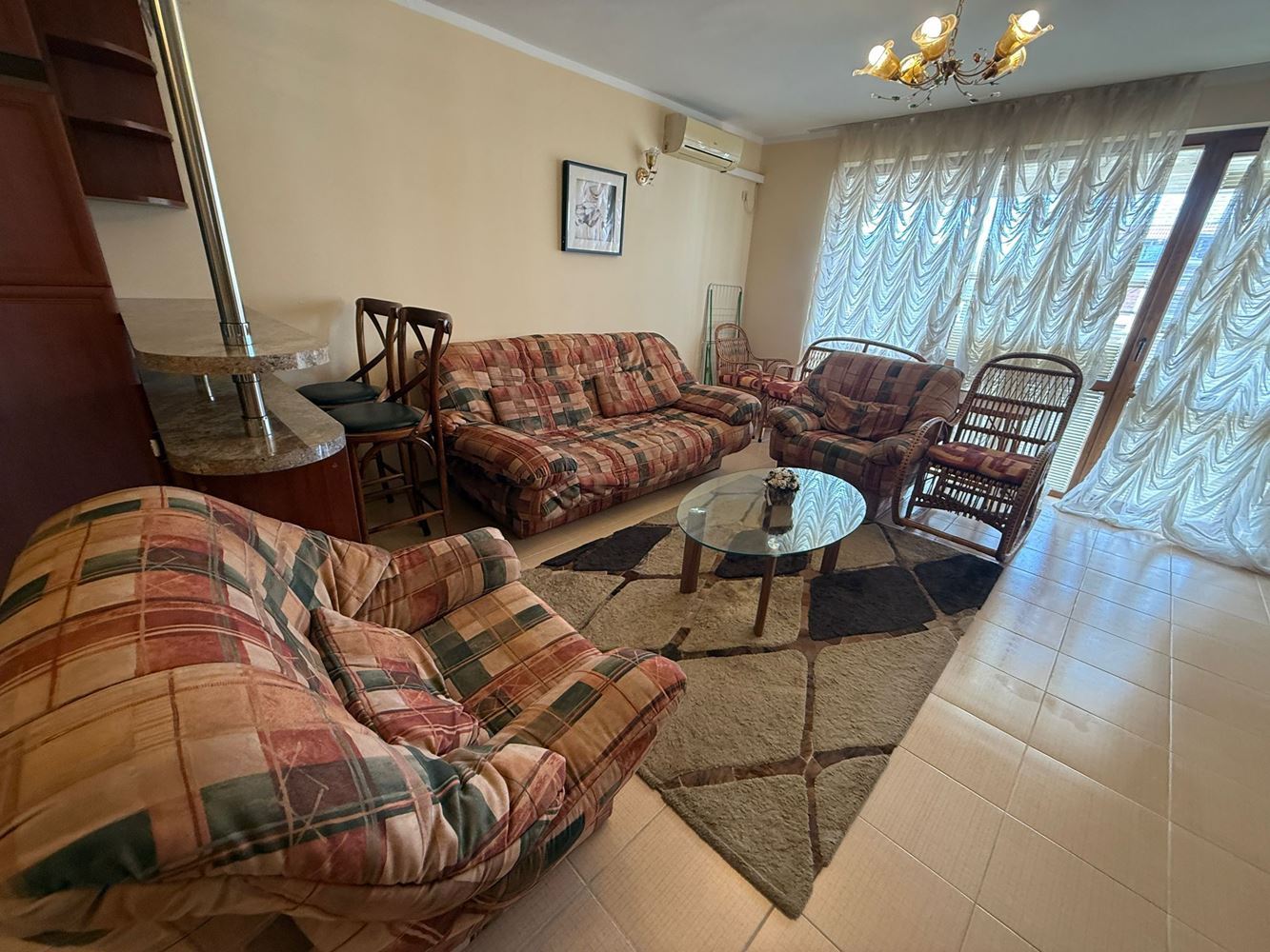 Spacious two-bedroom apartment in Sunny Beach – comfort, nature and low maintenance fee