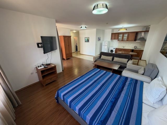 One-bedroom apartment on the first line with sea view in Aheloy
